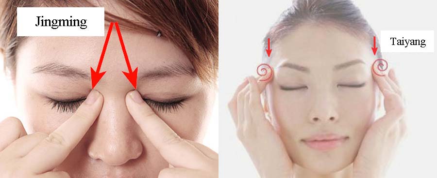 acupressure dark circles 5