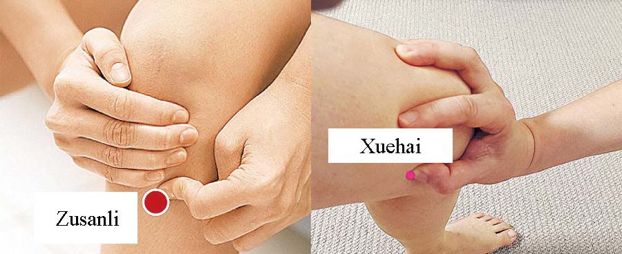 acupressure knee pain 1