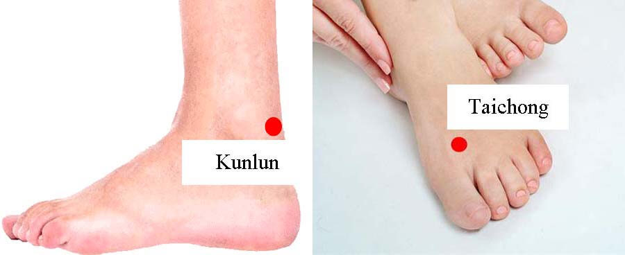 acupressure numbness in feet 1